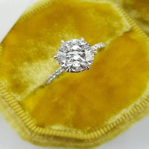 Round Brilliant Diamond Engagement Ring Diamond Ring HK Jewellers 